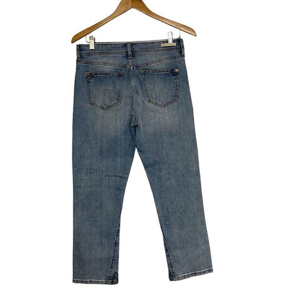 Anthropologie Pilcro and the Letterpress Embroidered Denim Floral Jeans Cropped - Picture 2 of 11